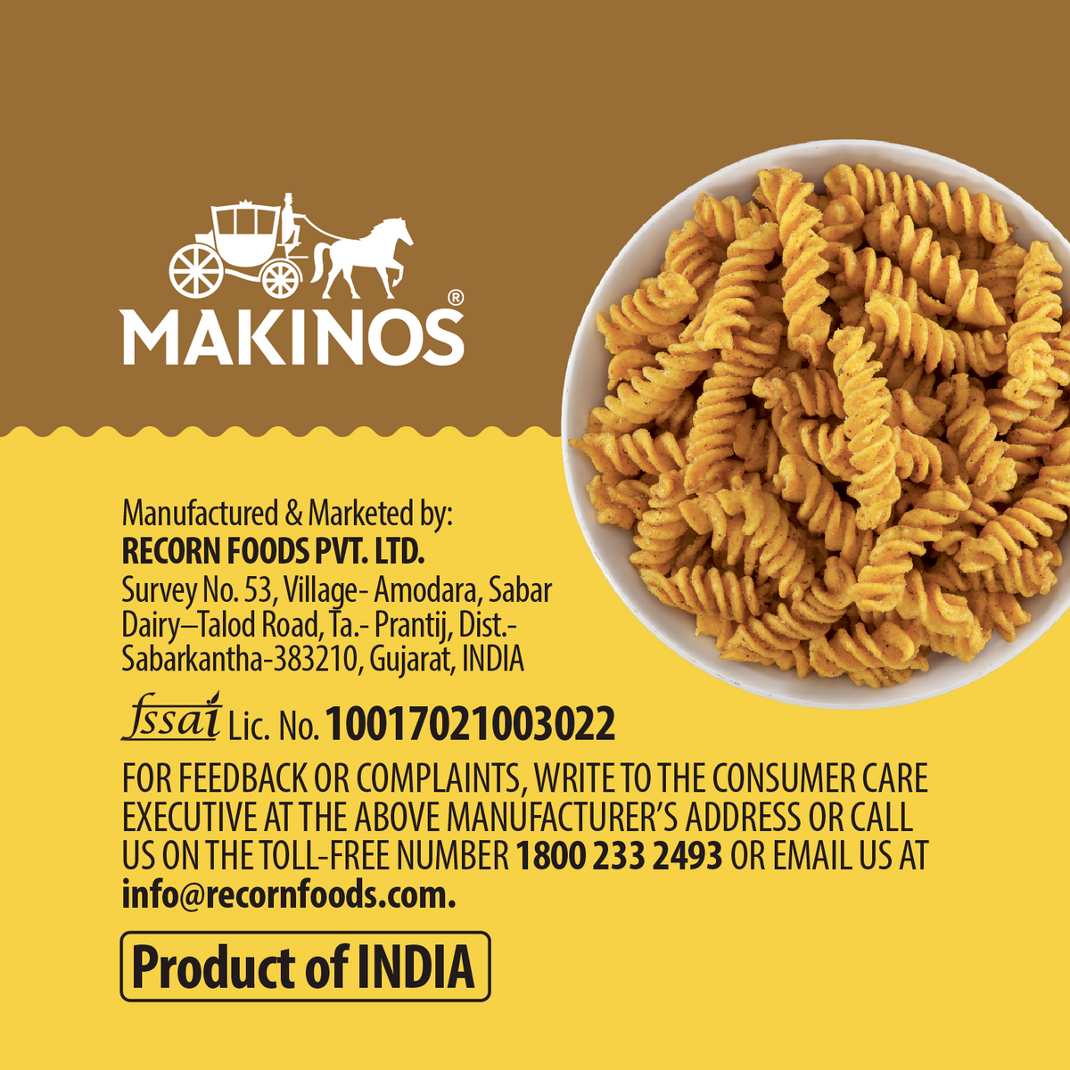 Makinos Corn Munch Indian Masala