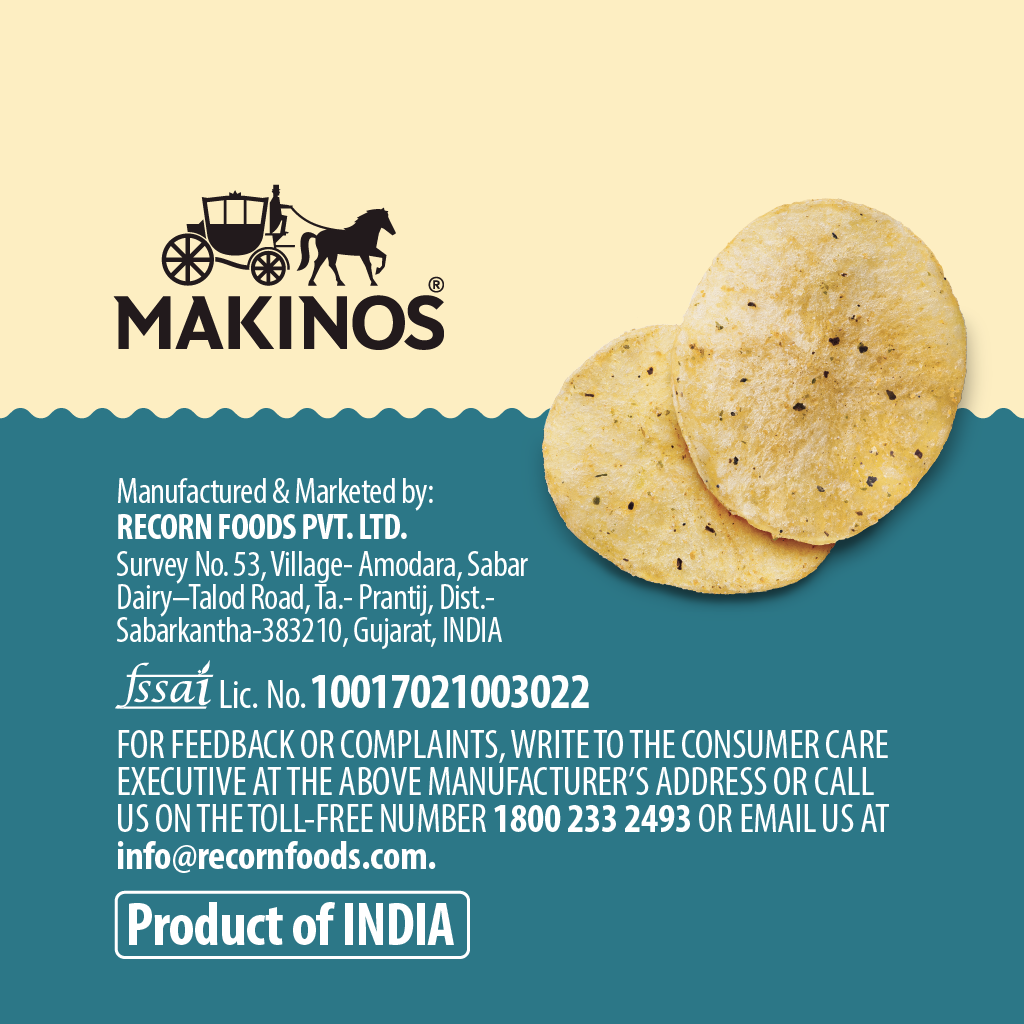 Makinos Kettle Potato Chips Salt & Pepper