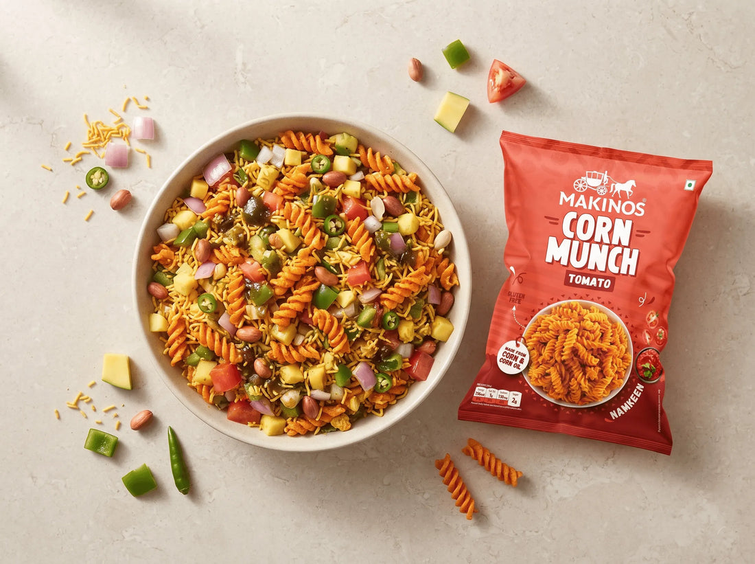 Jhal Muri Bhel Recipe with Makinos | Quick Indian Snack