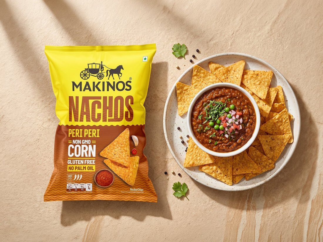 Pav Bhaji Fondue Recipe | Makinos Nachos