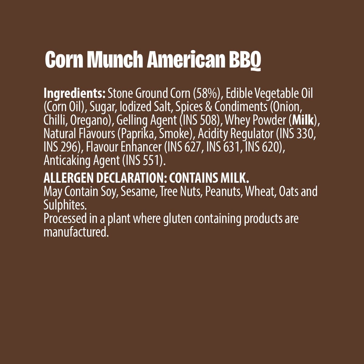 Makinos Corn Munch American BBQ