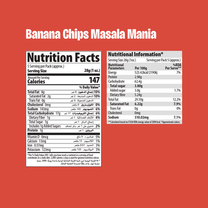 Makinos Banana Chips Masala Mania