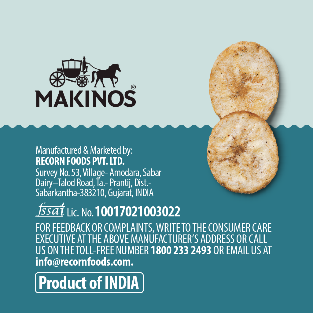 Makinos Banana Chips Salt & Pepper
