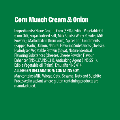 Makinos Corn Munch Cream & Onion