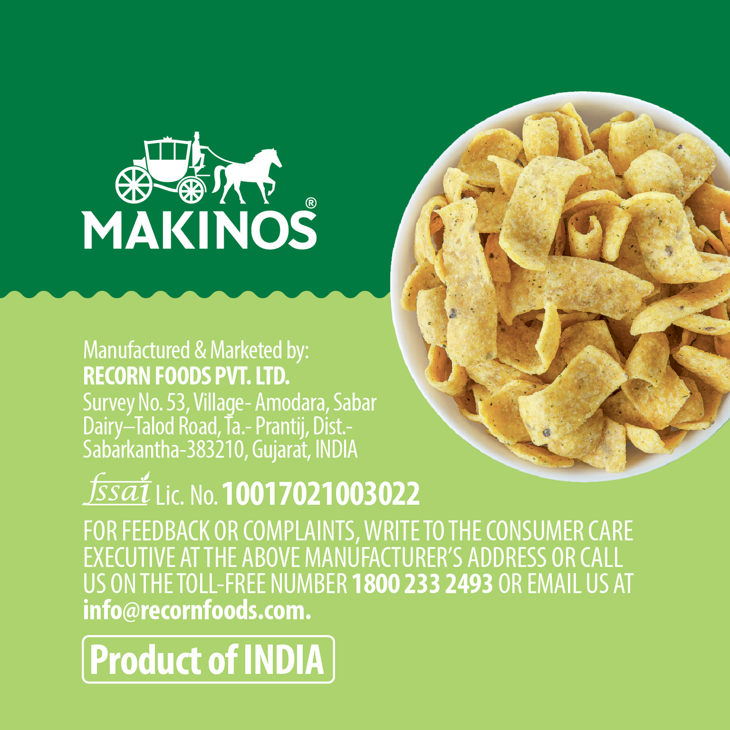Makinos Corn Munch Cream & Onion