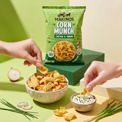 Makinos Corn Munch Cream & Onion