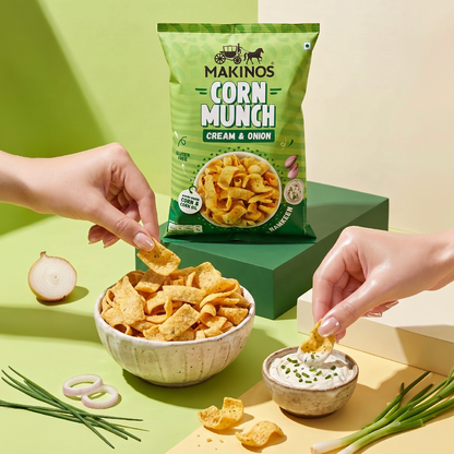 Makinos Corn Munch Cream & Onion