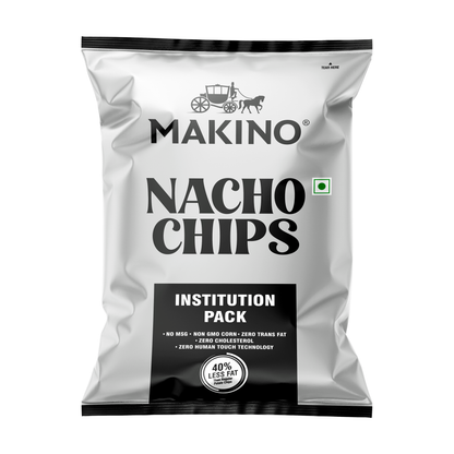 Makino Nacho Chips Jalapeno 200 gm| Pack of 72 | Institution Pack  | Bulk Pack for HoReCa |Tortilla Chips