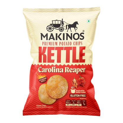 Makinos Kettle Potato Chips Carolina Reaper