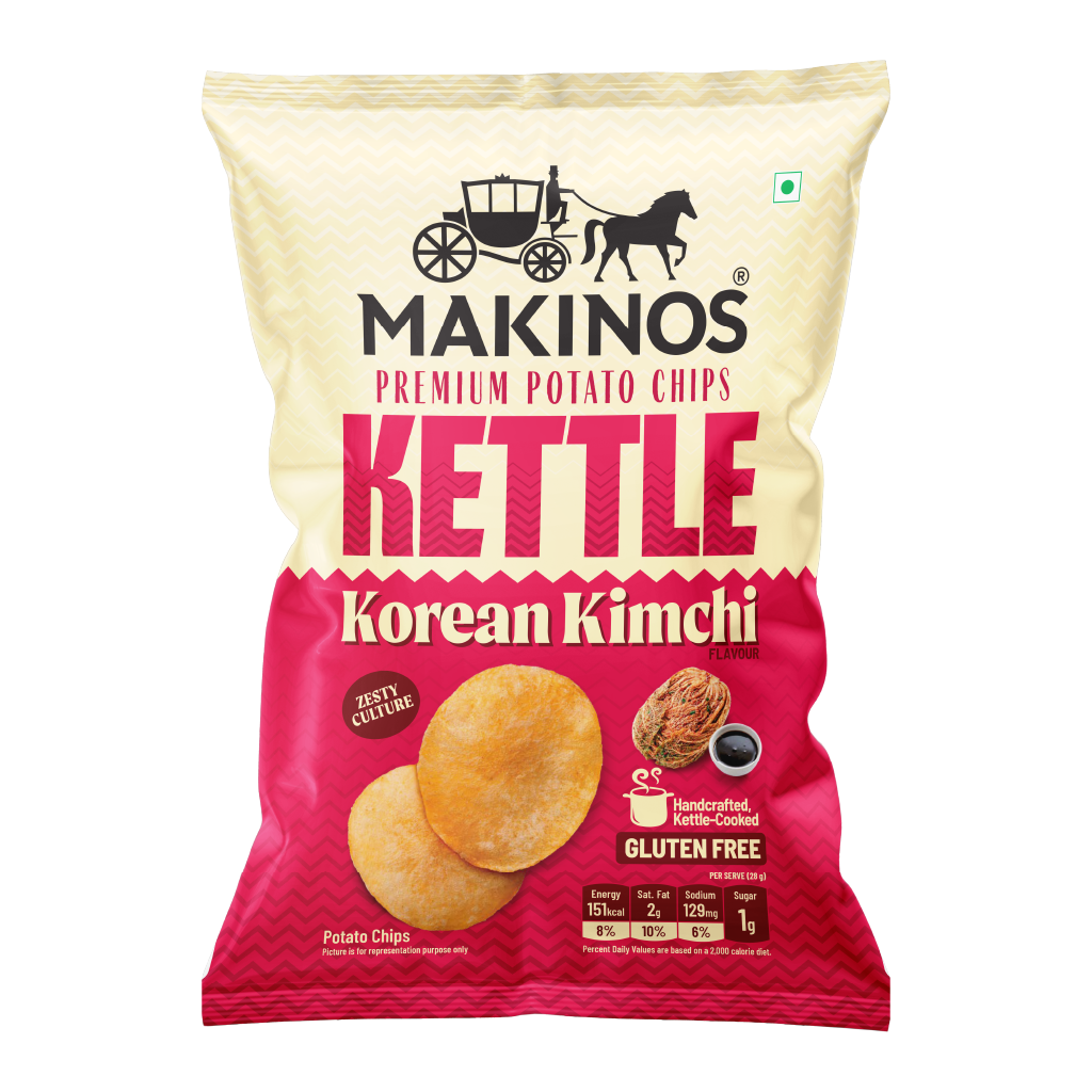 Makinos Kettle Potato Chips Korean Kimchi
