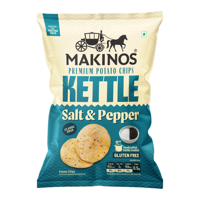 Makinos Kettle Potato Chips Salt & Pepper