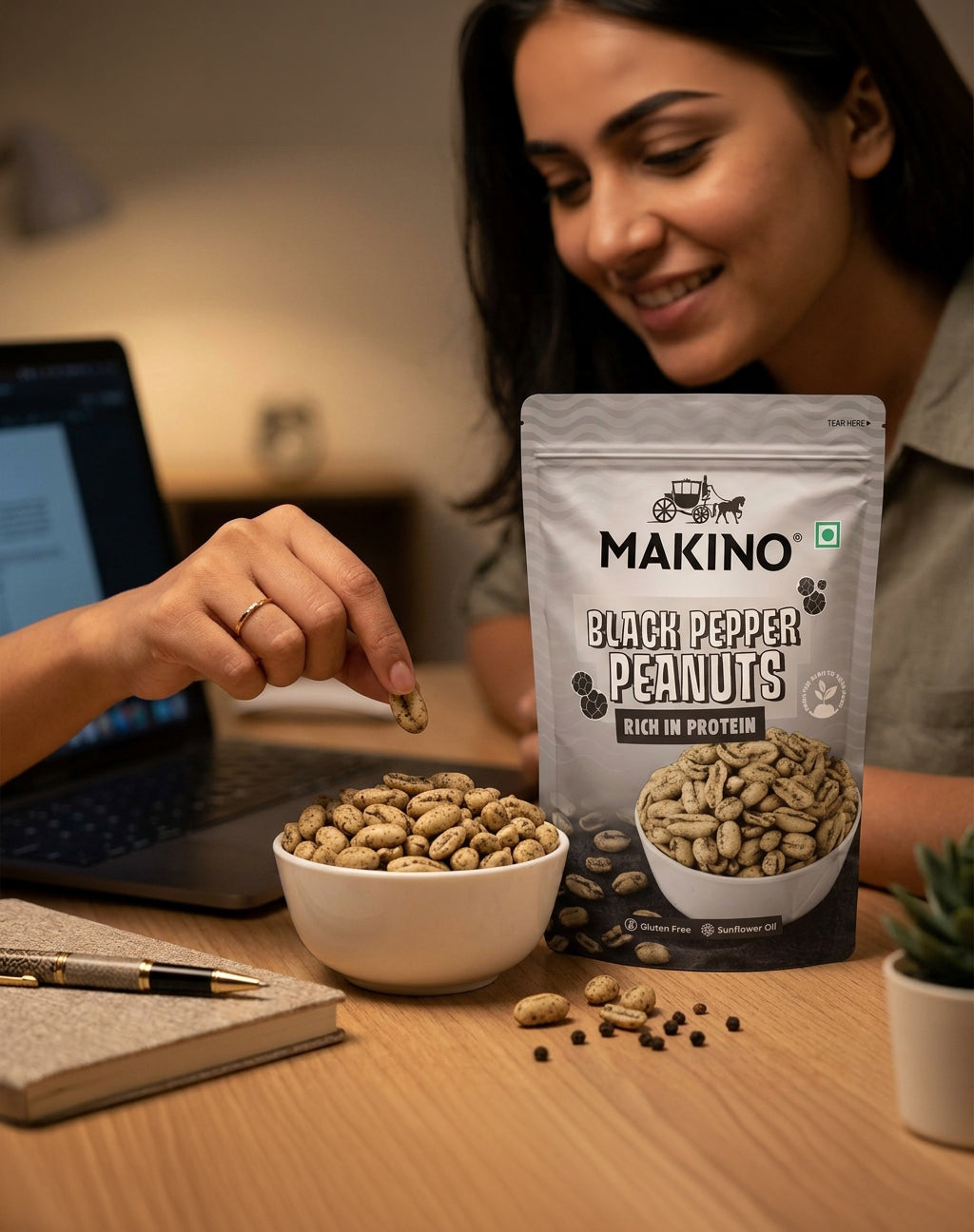 Makinos Peanuts Black Pepper