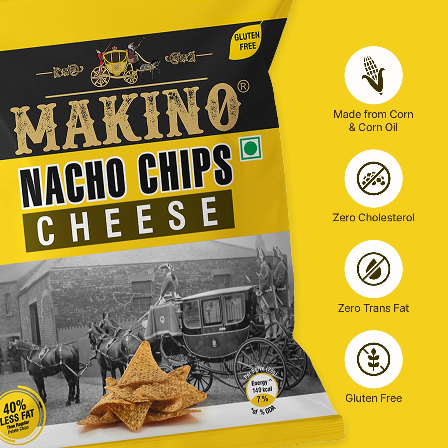 Makino Nacho Chips Cheese