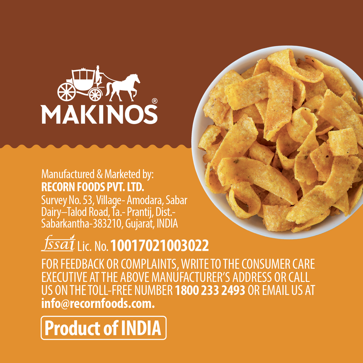 Makinos Corn Munch Red Chilli Chatka