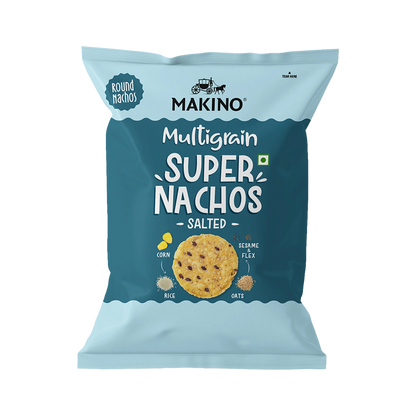 Makino Super Nachos Multigrain Salted (60gm) (Pack of 6)