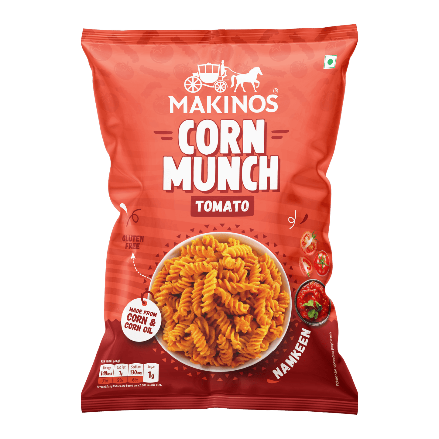 Makinos Corn Munch Tomato