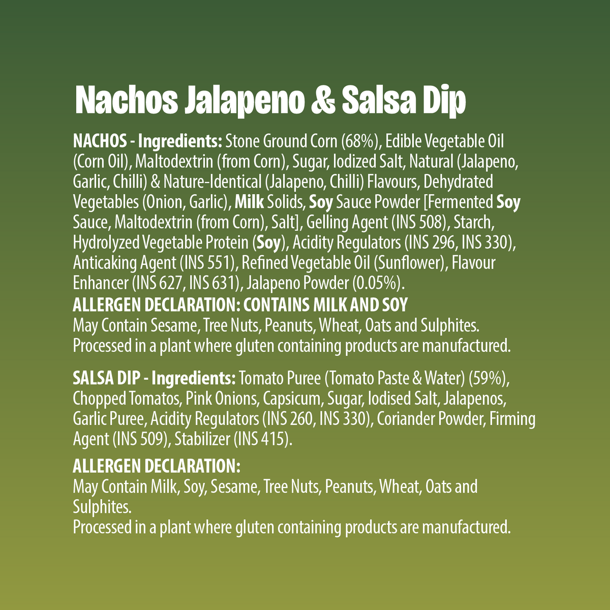 Makinos Jalapeno Nachos & Salsa Dip Tray