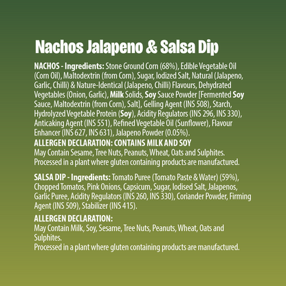 Makinos Jalapeno Nachos & Salsa Dip Tray