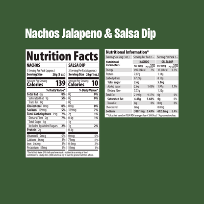 Makinos Jalapeno Nachos & Salsa Dip Tray